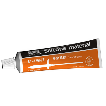 Graxa de silicone estável termicamente condutora